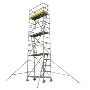 Aluminium Mobile Single Climb Tower Scaffolding Tower 5m